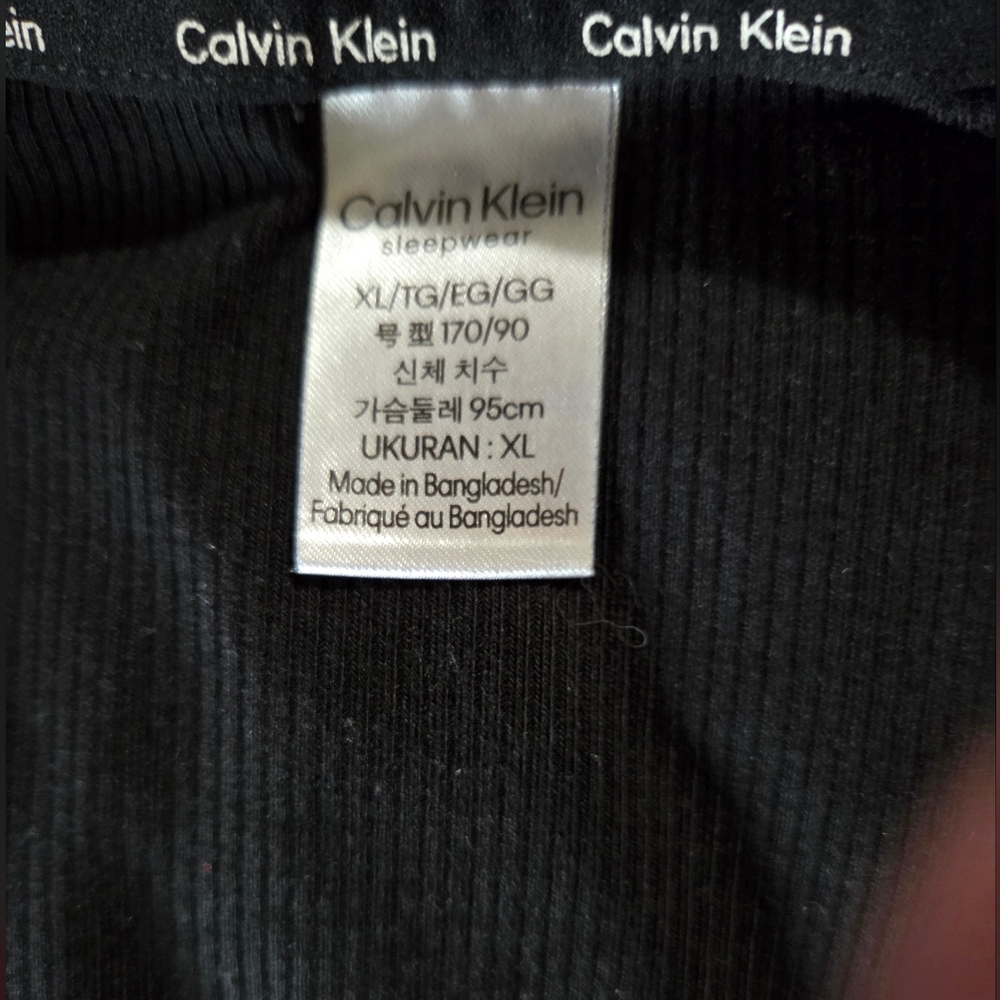 Calvin Klein Pajama Set Top & Drawstring Pants Size X-Large - Picture 8 of 9